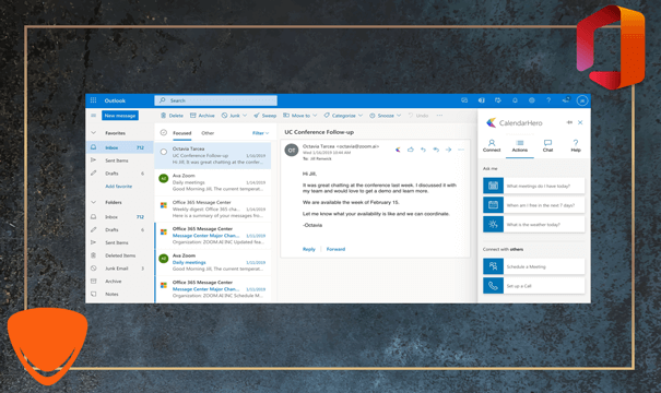 Outlook 2021 Instant search and translation feature