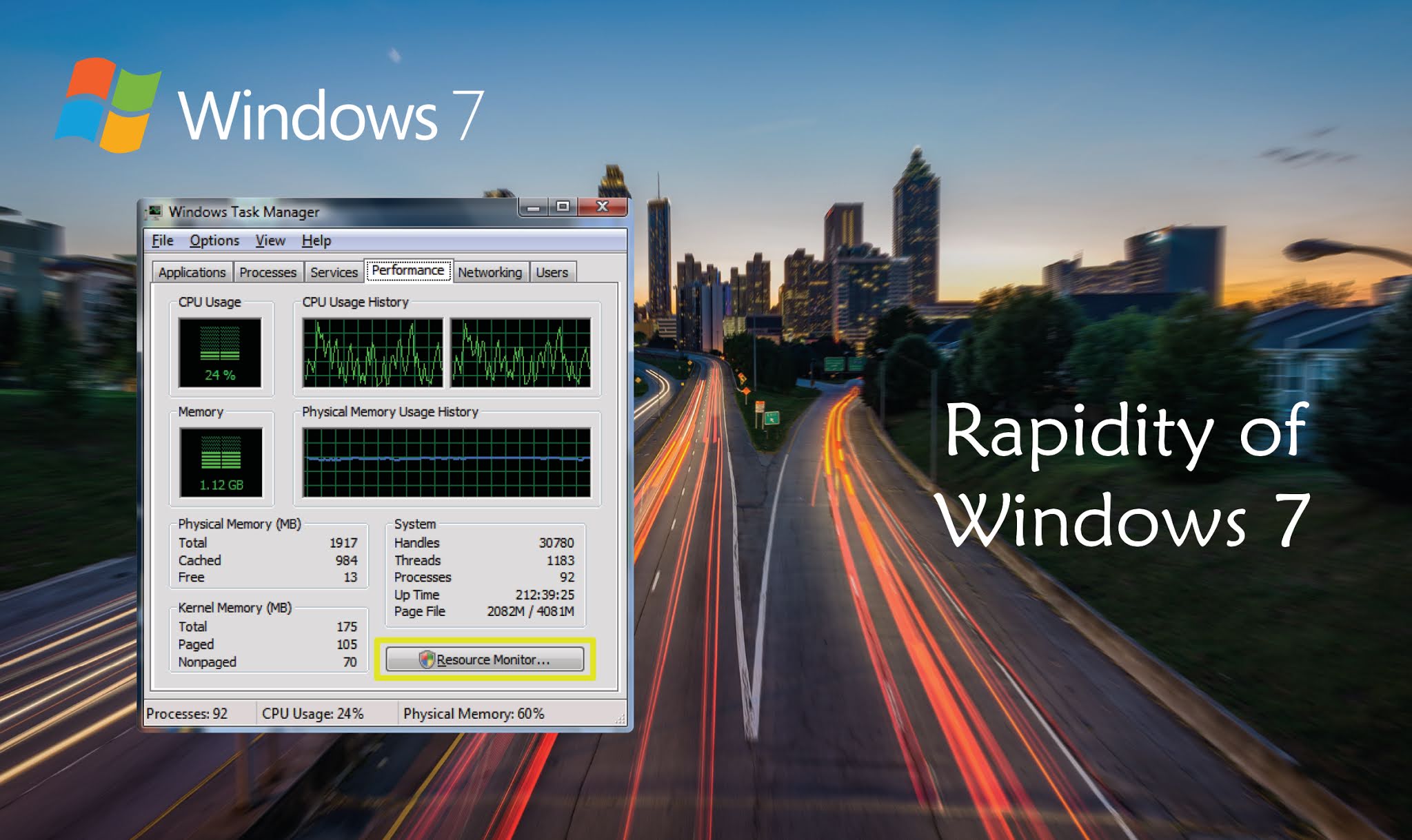 Experience the rapidity of Windows 7 Home Premium now