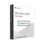 SQL Server Standard 2012 - 10 Device CALs