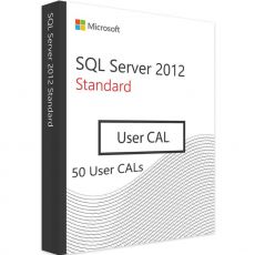 SQL Server Standard 2012 - 50 User CALs
