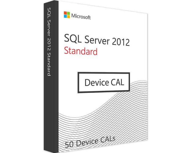 SQL Server Standard 2012 - 50 Device CALs