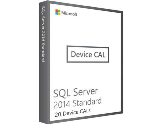 SQL Server 2014 Standard - 20 Device CALs