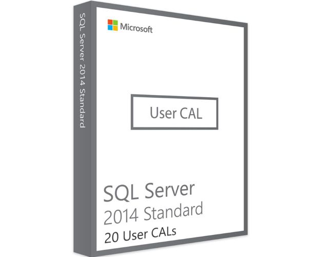 SQL Server 2014 Standard - 20 User CALs
