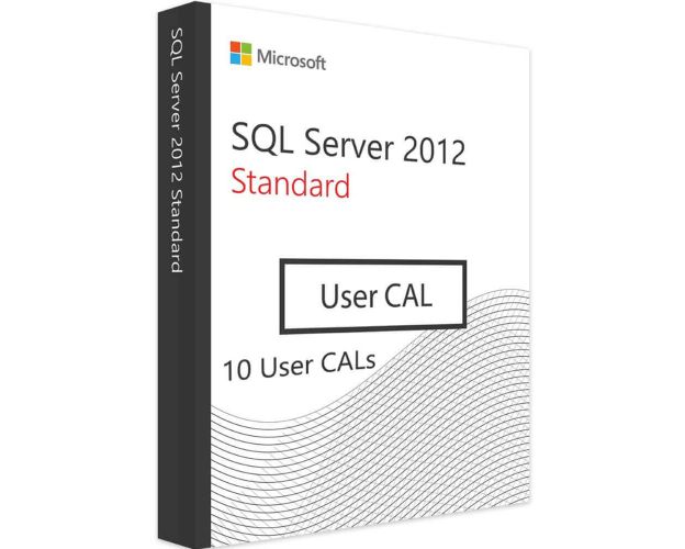 SQL Server Standard 2012 - 10 User CALs